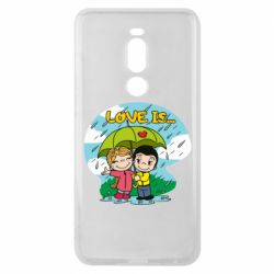 Чехол для Meizu Note 8 Love is ... in the rain - PrintSalon