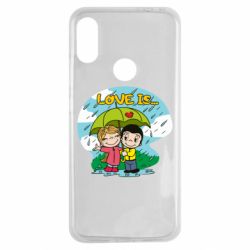 Чехол для Xiaomi Redmi Note 7 Love is ... in the rain - PrintSalon