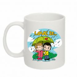 Чашка 320ml Love is ... in the rain-PrintSalon Чашка 320ml Love is ... in the rain