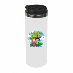 Термокружка Love is ... in the rain - PrintSalon