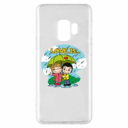 Чехол для Samsung S9 Love is ... in the rain - PrintSalon