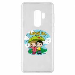 Чехол для Samsung S9+ Love is ... in the rain - PrintSalon