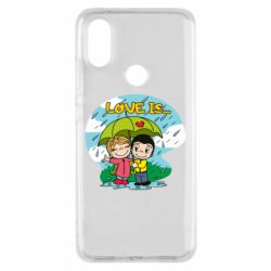 Чехол для Xiaomi Mi A2 Love is ... in the rain - PrintSalon