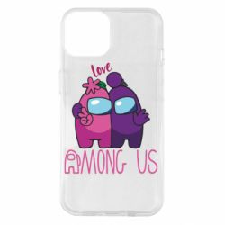 Чехол для iPhone 14 Love is Among Us - PrintSalon