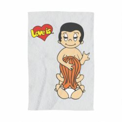 Полотенце с принтом Love is... Sex :) - PrintSalon