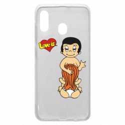 Чехол для Samsung A20 Love is... Sex :) - PrintSalon