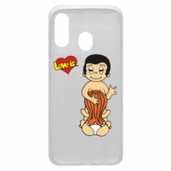 Чехол для Samsung A40 Love is... Sex :) - PrintSalon
