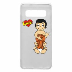 Чехол для Samsung S10 Love is... Sex :) - PrintSalon
