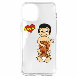 Чехол для iPhone 12 mini Love is... Sex :) - PrintSalon