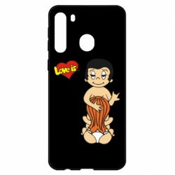 Чехол для Samsung A21 Love is... Sex :) - PrintSalon