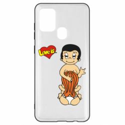 Чехол для Samsung A21s Love is... Sex :) - PrintSalon