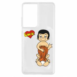 Чехол для Samsung S21 Ultra Love is... Sex :) - PrintSalon