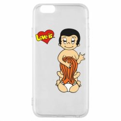 Чехол для iPhone 6/6S Love is... Sex :) - PrintSalon