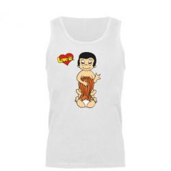 Мужская майка Love is... Sex :) - PrintSalon