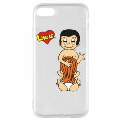Чехол для iPhone 8 Love is... Sex :) - PrintSalon