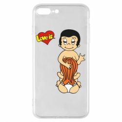Чехол для iPhone 8 Plus Love is... Sex :) - PrintSalon