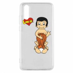 Чехол для Huawei P20 Love is... Sex :) - PrintSalon