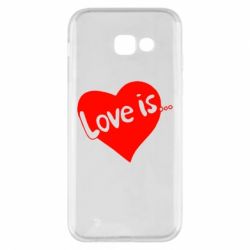 Чехол для Samsung A5 2017 Love is...-PrintSalon Чехол для Samsung A5 2017 Love is...