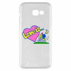 Чехол для Samsung A5 2017 Love is...-PrintSalon Чехол для Samsung A5 2017 Love is...