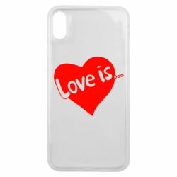 Чехол для iPhone Xs Max Love is... - PrintSalon