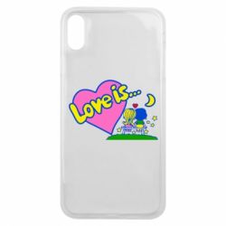 Чехол для iPhone Xs Max Love is... - PrintSalon