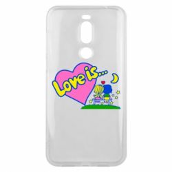 Чехол для Meizu X8 Love is... - PrintSalon