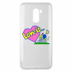 Чехол для Xiaomi Pocophone F1 Love is... - PrintSalon