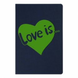 Блокнот с принто Love is... - PrintSalon