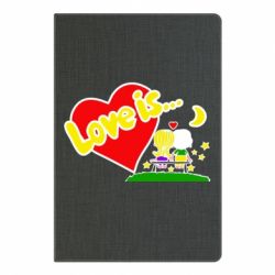 Блокнот с принто Love is... - PrintSalon