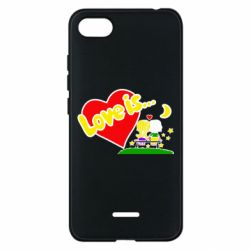 Чехол для Xiaomi Redmi 6A Love is... - PrintSalon