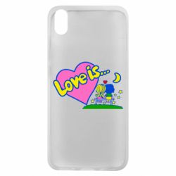 Чехол для Xiaomi Redmi 7A Love is... - PrintSalon