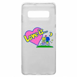 Чехол для Samsung S10+ Love is... - PrintSalon