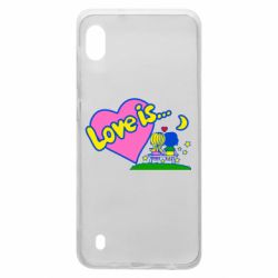 Чехол для Samsung A10 Love is...-PrintSalon Чехол для Samsung A10 Love is...