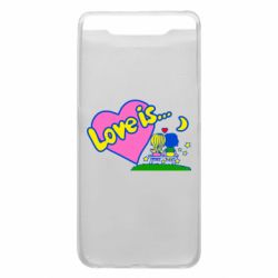 Чехол для Samsung A80 Love is... - PrintSalon