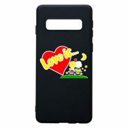 Чехол для Samsung S10 Love is... - PrintSalon