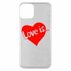 Чехол для iPhone 11 Love is... - PrintSalon