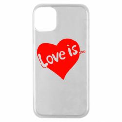 Чехол для iPhone 11 Pro Love is... - PrintSalon