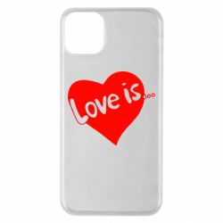 Чехол для iPhone 11 Pro Max Love is... - PrintSalon