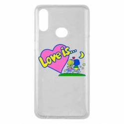 Чехол для Samsung A10s Love is... - PrintSalon