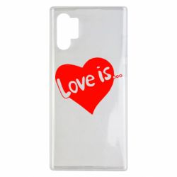 Чехол для Samsung Note 10 Plus Love is...-PrintSalon Чехол для Samsung Note 10 Plus Love is...