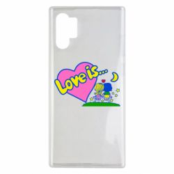 Чехол для Samsung Note 10 Plus Love is...-PrintSalon Чехол для Samsung Note 10 Plus Love is...