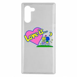 Чехол для Samsung Note 10 Love is... - PrintSalon