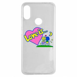 Чехол для Xiaomi Redmi Note 7 Love is... - PrintSalon