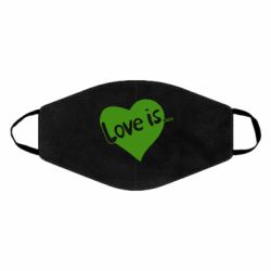 Маска многоразовая Love is... - PrintSalon
