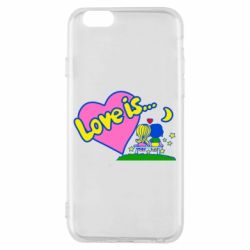 Чехол для iPhone 6/6S Love is... - PrintSalon