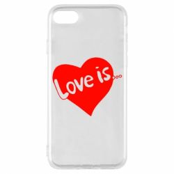 Чехол для iPhone 7 Love is... - PrintSalon