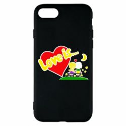 Чехол для iPhone 7 Love is... - PrintSalon