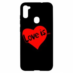 Чехол для Samsung A11/M11 Love is... - PrintSalon