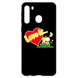 Чехол для Samsung A21 Love is... - PrintSalon