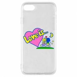 Чехол для iPhone 8 Love is... - PrintSalon